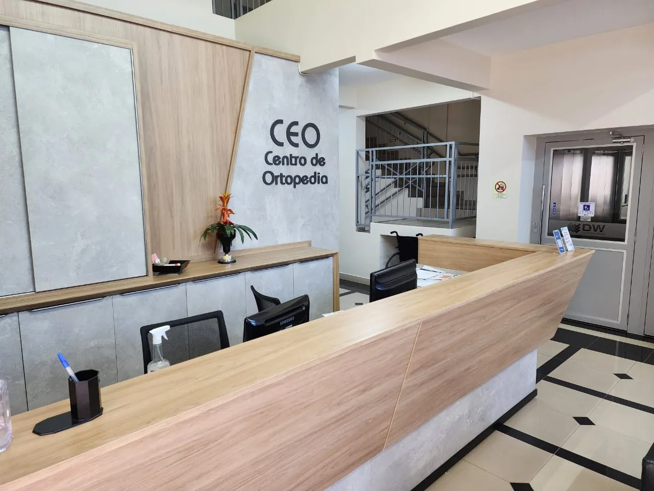 Ambiente interno da clínica